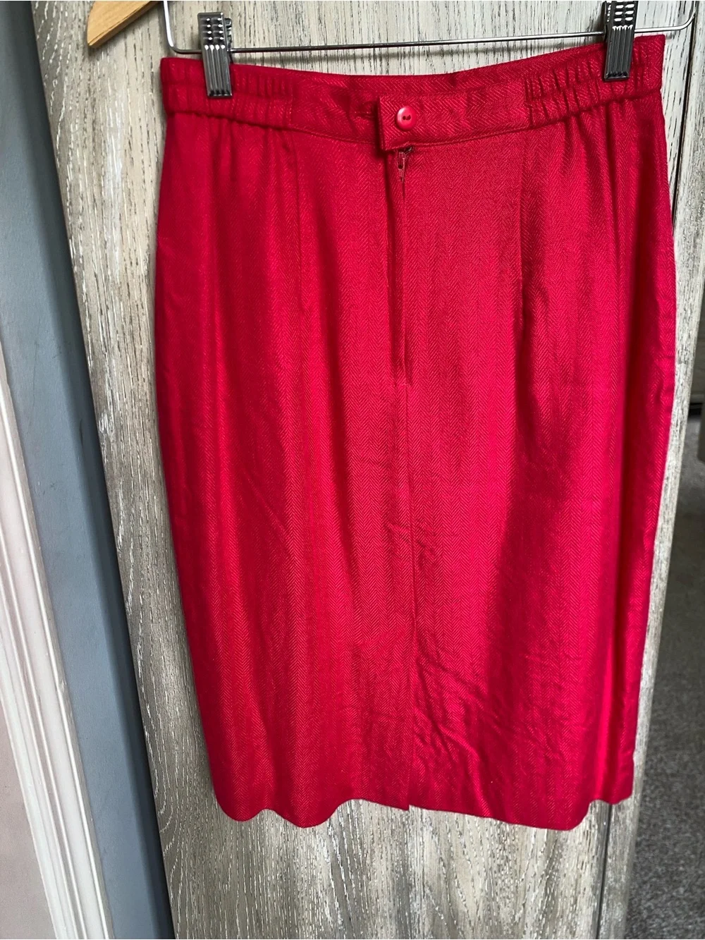 Vintage Classic Red/Pink  Women's Pencil Skirt